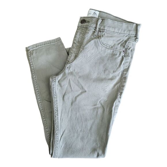 Abercrombie & Fitch Neutral Olive Green Jegging Size 6R - Picture 1 of 11